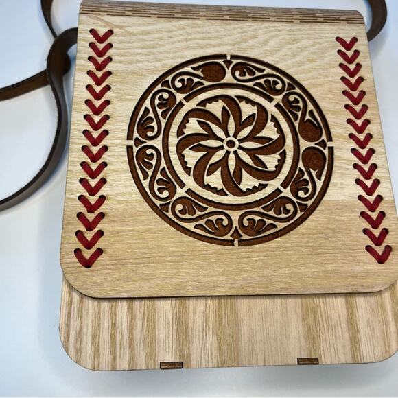 Wooden Handmade Bag Purse - Picture 14 of 16